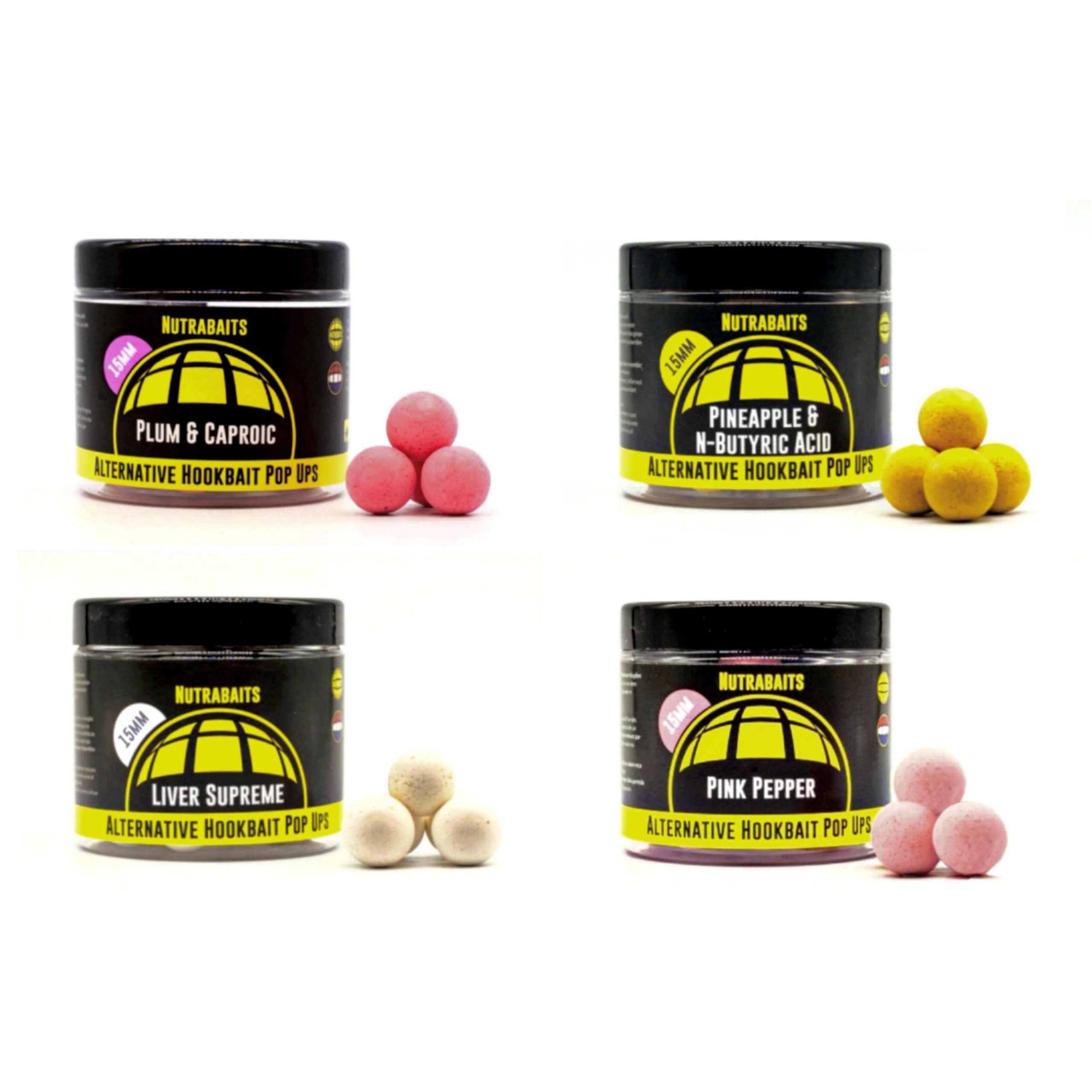 Alternative Hookbaits Pop Ups 15mm 2.0
