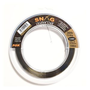 Fox Snag Leader Line Trans Camo 40lb/18.1kg