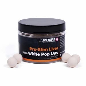 CC Moore Pro-Stim Liver Pop Ups White 14mm