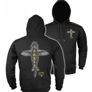 VASS CARP RISING HOODIE BLACK