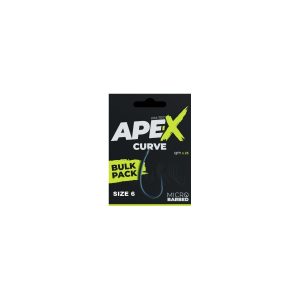 APE-X CURVE BARBED SIZE 6 BULK PACK